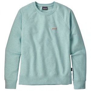 Patagonia Ahnya Crew in Aqua Size Medium